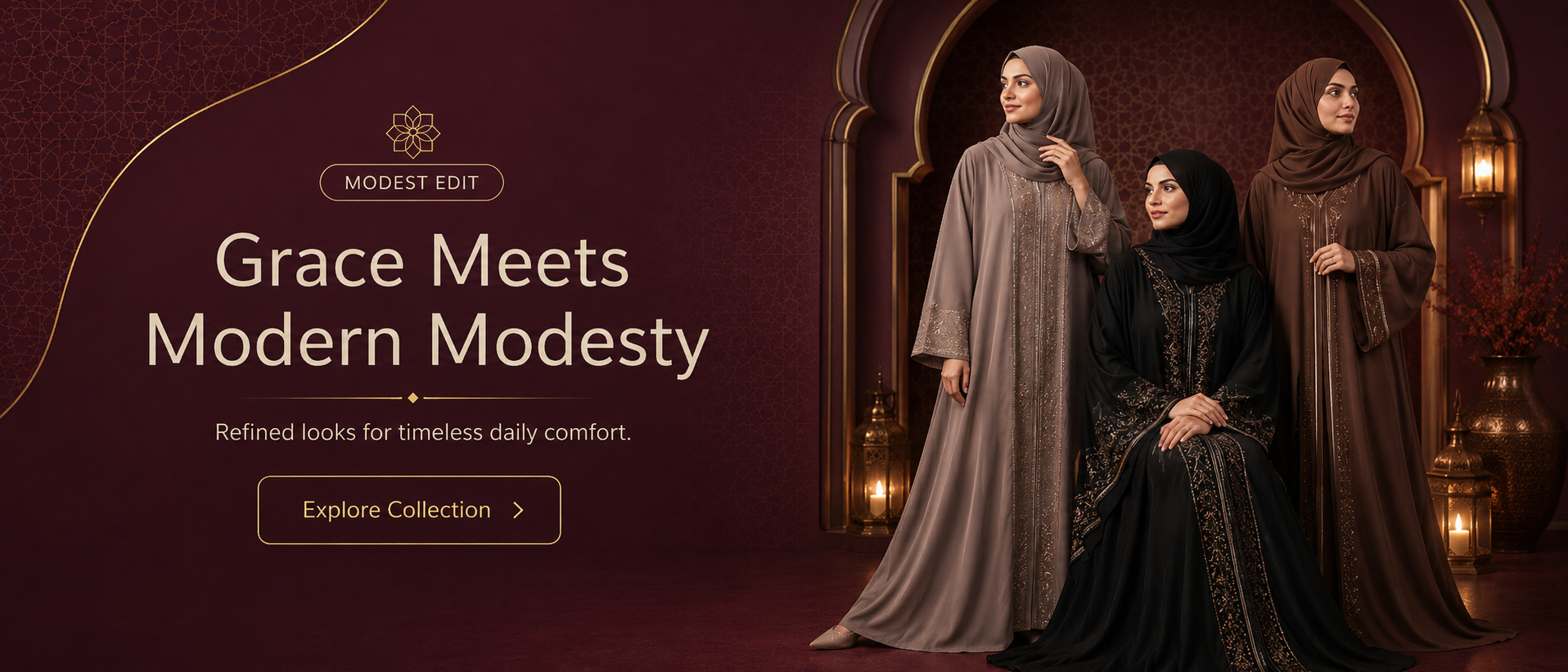 Borkashop featured modest fashion collection